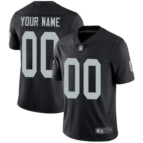 Limited Black Men Home Jersey NFL Customized Football Oakland Raiders Vapor Untouchable